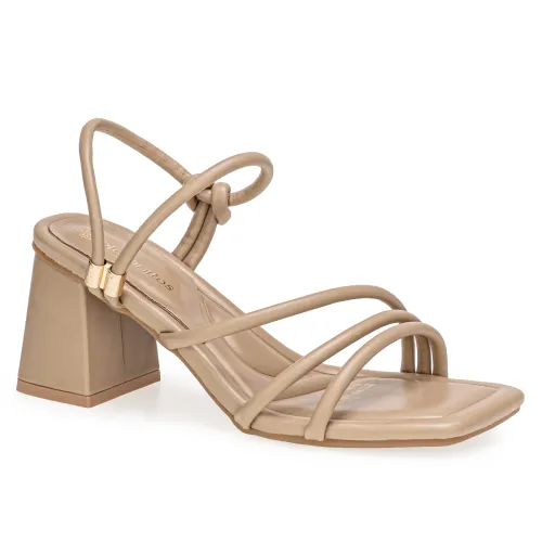 Platanitos Beige de Mujer modelo Sandalia Dama Sv Lyra pieles sintéticos mujer 2025052216284349455 Sintético Sintético